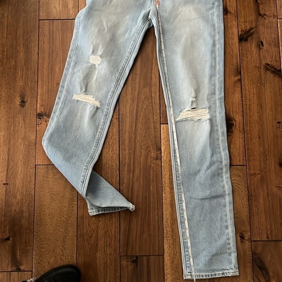 FAVORITE DAUGHTER NWT Jordie High Waist Distressed Straight Leg Jeans Size 24 - Picture 13 of 13